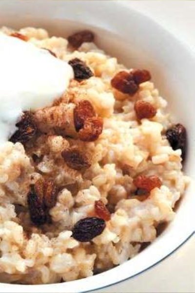Рисовая каша с изюмом рецепт – Европейская кухня: Завтраки. «Еда»
